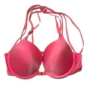 La SENZA Beyond Sexy Barbie Hot Pink Front Closure Padded Push Up Bra.  …